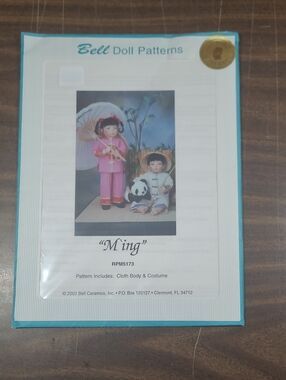 "Ming" Kids Sewing Pattern - Pink Costume #RPM5173